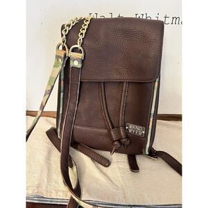 Wknd Wyfr Leather And Camouflage Camo Small Backpack